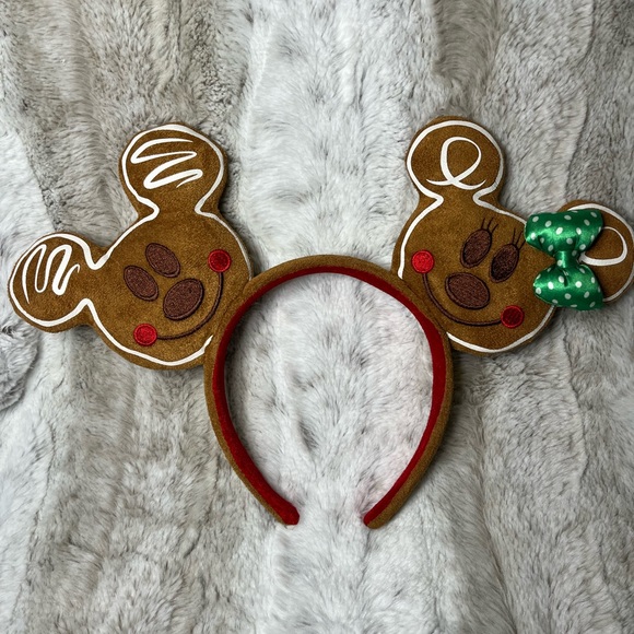 Disney Accessories - Minnie & Mickey Mouse Gingerbread Ears